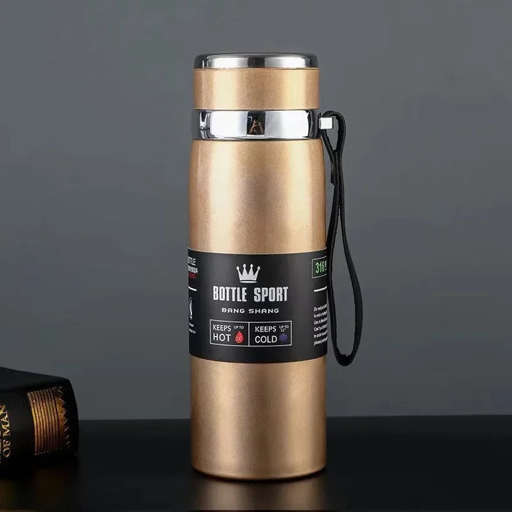 1000ml Stainless Steel Thermal Water Bottle - Leak-Proof Flask