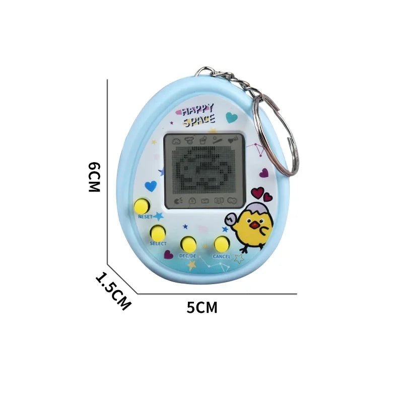 Virtual Tamagotchi Keychain – Nostalgic Digital Pet Toy