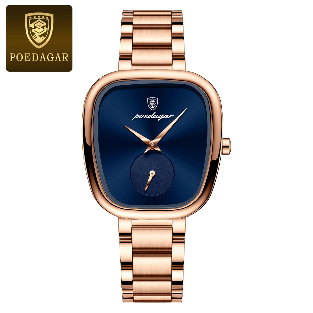 POEDAGAR Luxury Watch for Woman Waterproof Stainless Steel Quartz Ladies Watch High Quality Women's Watches Elegant Female Clock