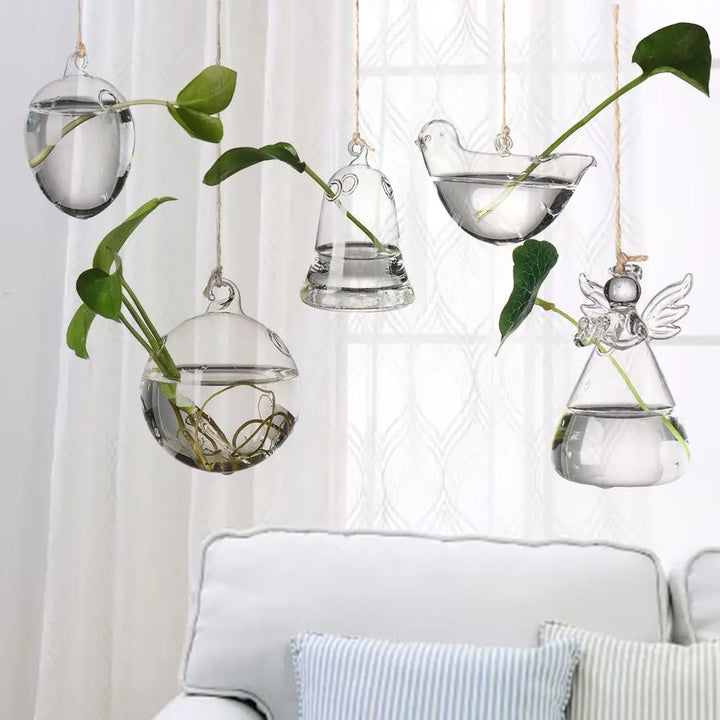 Eye-catching Hanging Glass Vase Collection