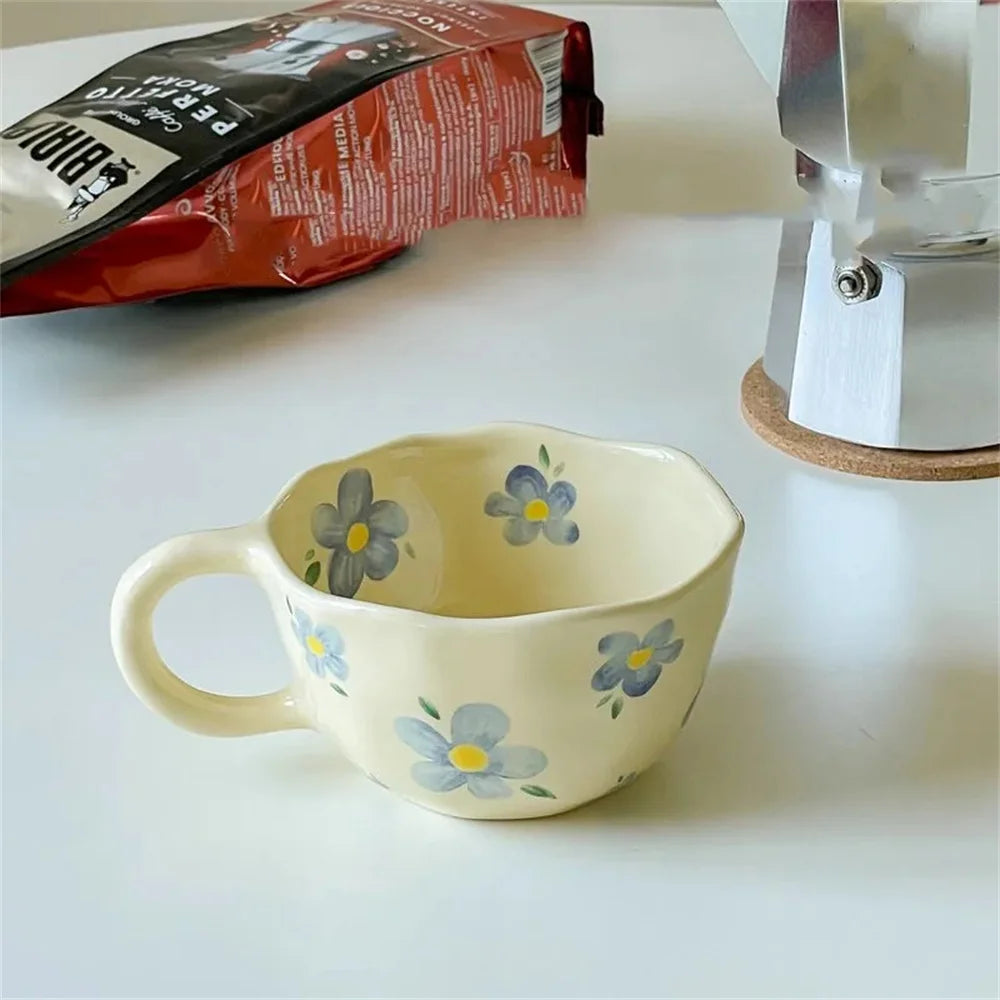 Korean Style Irregular Ceramic Mug