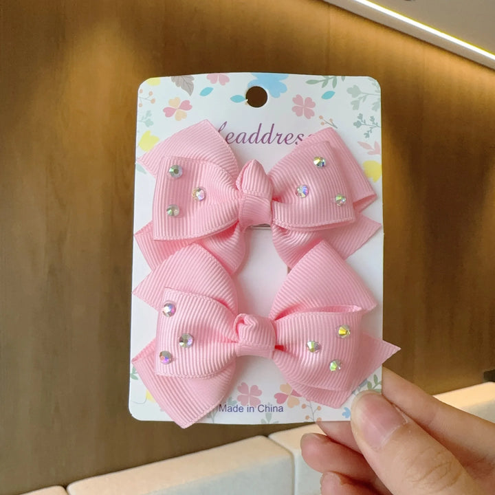 Baby Hair Bows – Ribbon Bowknot Clips