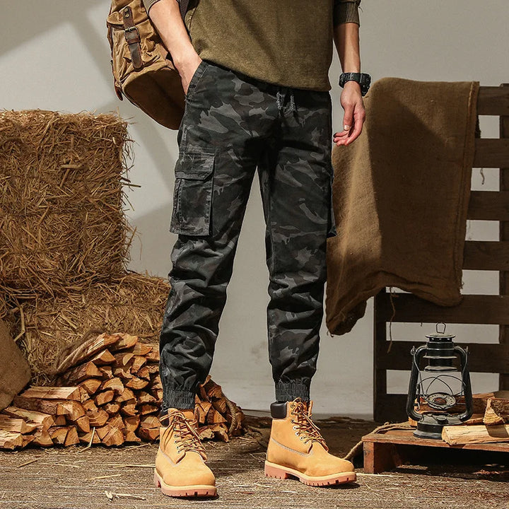 New Fashion Camouflage Cargo Pants Men Casual Harem Joggers Trousers Cotton Streetwear Clothes