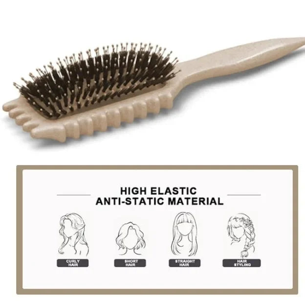 Women's Hair Comb Hollow Shaped Curly Hair Comb Multi Functional Scalp Massage And Anti-static Fluffy Hair Brush Hairstyle Tools