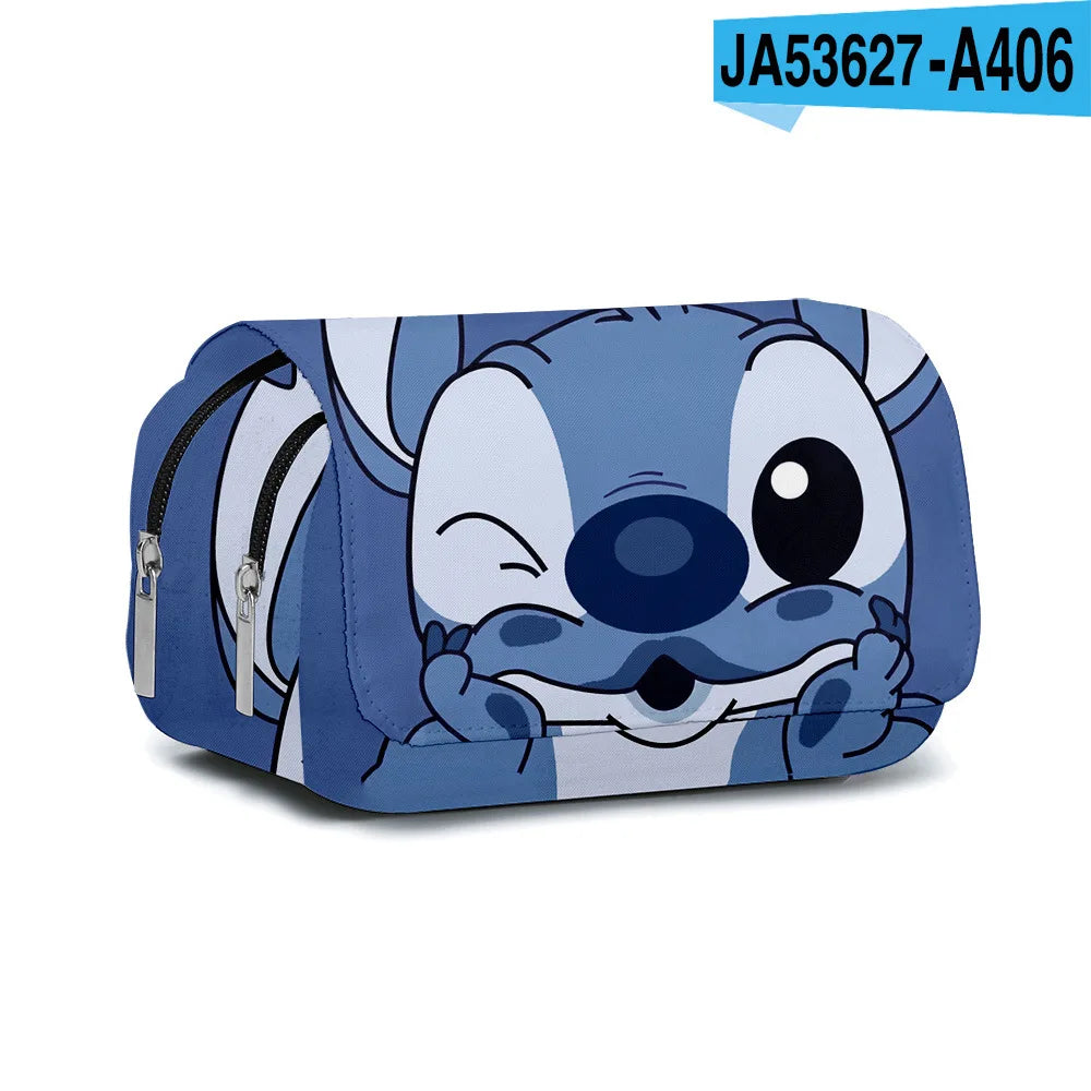 BANDAI Stitch Pen Bag – Large Capacity