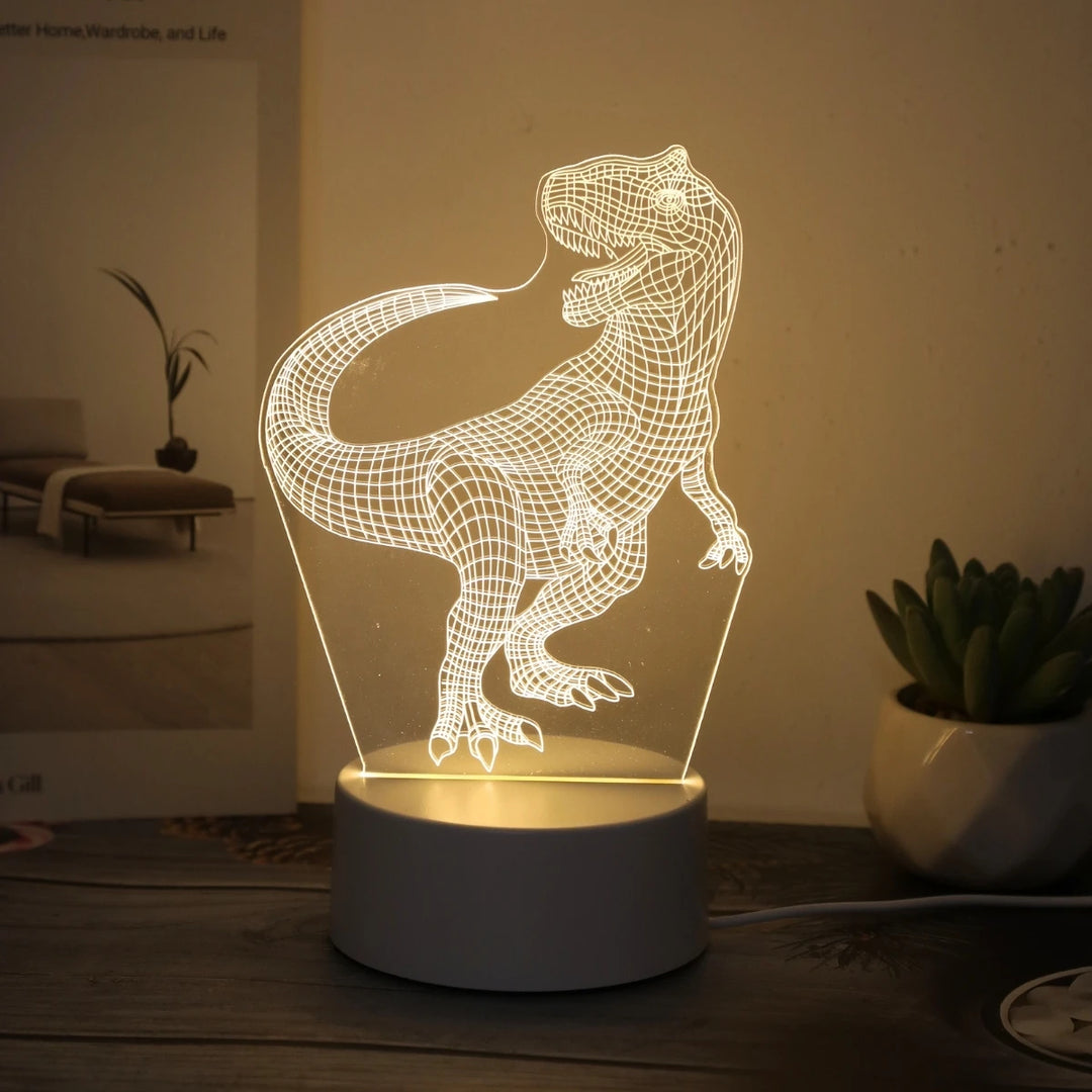 Dinosaur Night Light – USB Decorative Lamp