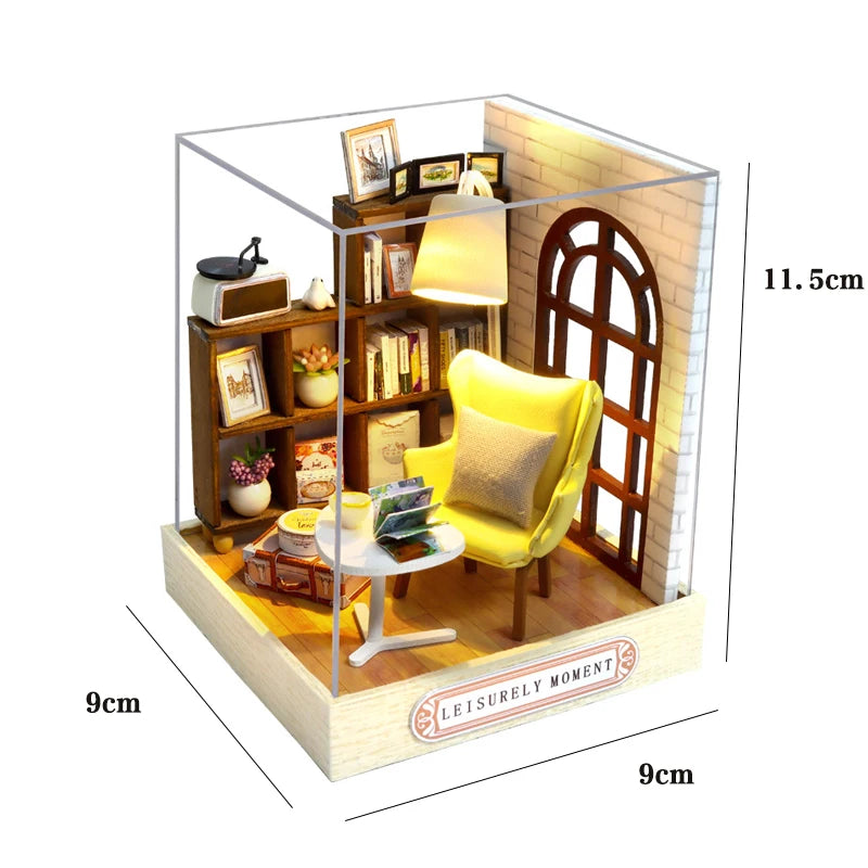 DIY Mini Flower Dollhouse Kit