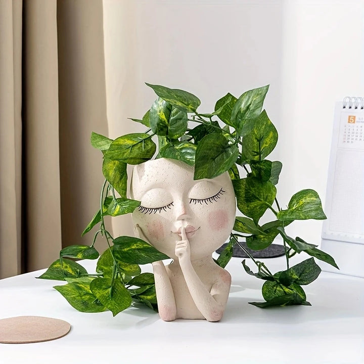 Lady Face Planter Pot