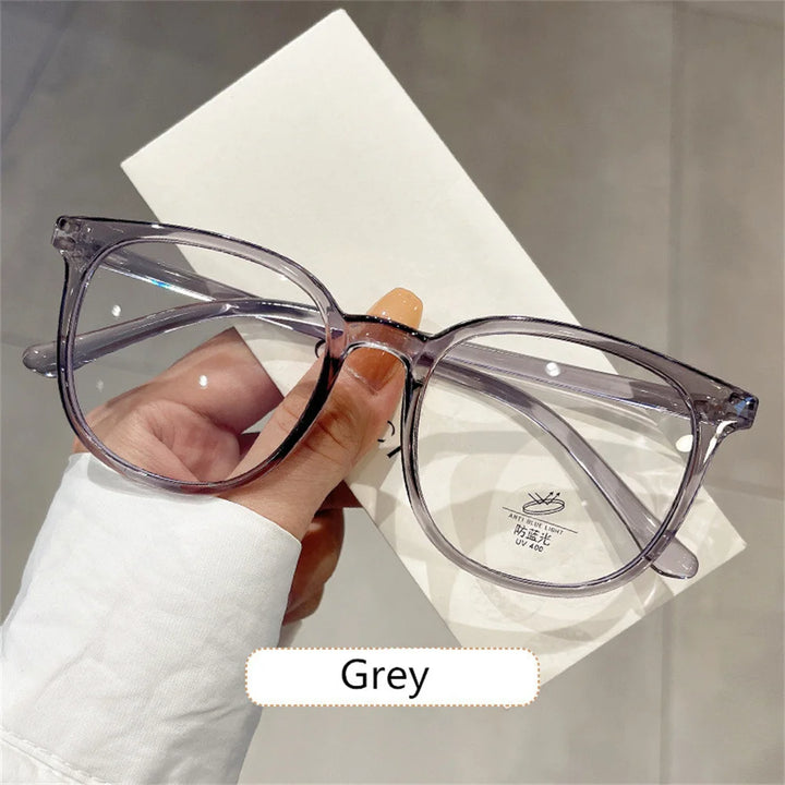 New Fashion Glasses for Women Retro Transparent Glasses Anti Blue Light Eyeglass Frame Luxury Brand Design Four Seasons Spectac