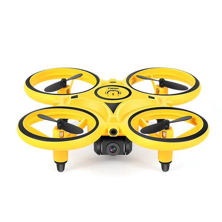 Rc Intelligent Gesture Induction Uav Flying Saucer Watch Quadcopter Fall Resistant Suspension Remote Control Small Aircraft Toy