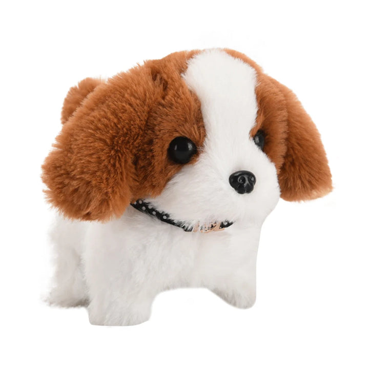 Interactive Plush Puppy Toy – Remote Control Walking & Barking