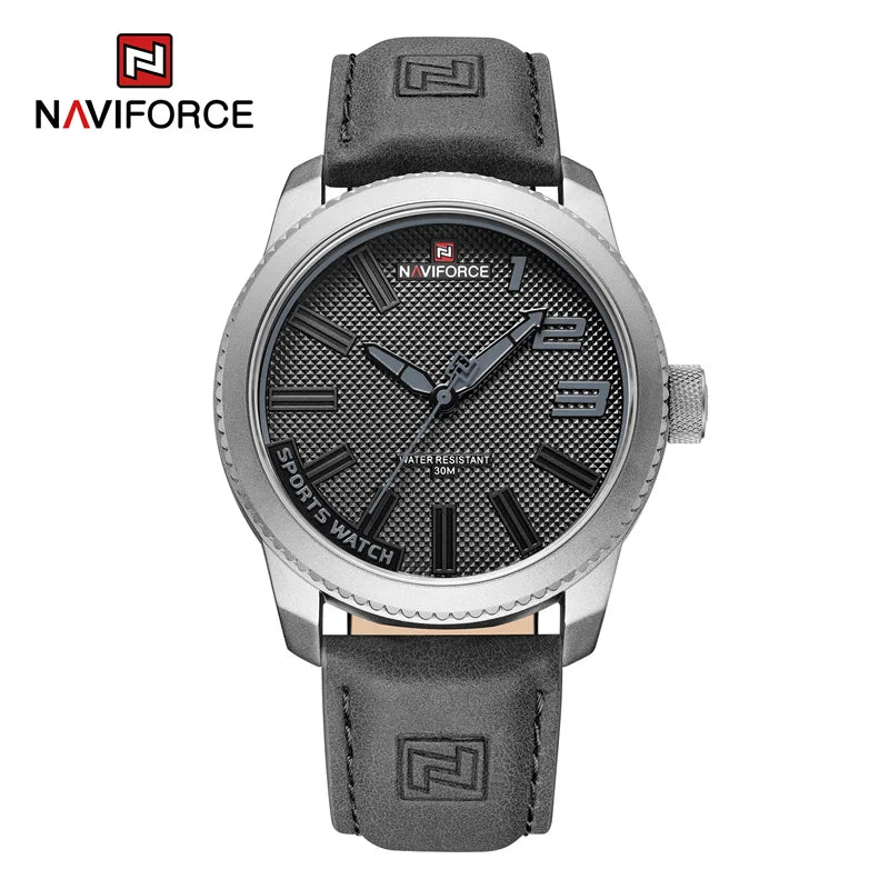 Original NAVIFORCE Watch For Men 2022 New Quartz Sport Waterproof Clock Fashion Luxury High Quality Male Leather Wrist watch