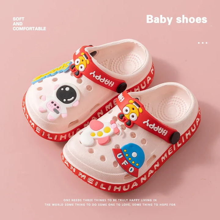 New Children Kids Baby Boys Girls Mules Clogs Summer Soft Sole Garden Beach Slippers Sandals Cave Hole Baby Shoes for Boys Girls