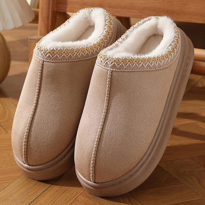 Soft Sole Plush Ankle Boots Women 2025 New Thick Bottom Non-slip Winter Boots Woman Light Casual Keep Warm Cotton-padded Shoes