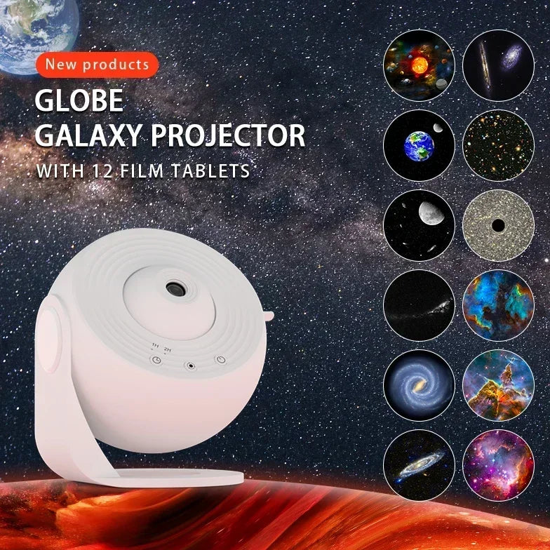 Galaxy Projector Starry Sky Projection Light 360 ° Rotating Planetarium Night Light HD Focusing Projection Light Home Decor