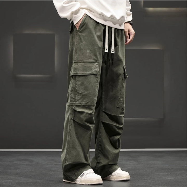 Wide Leg Cargo Pants – Men's Casual Trousers