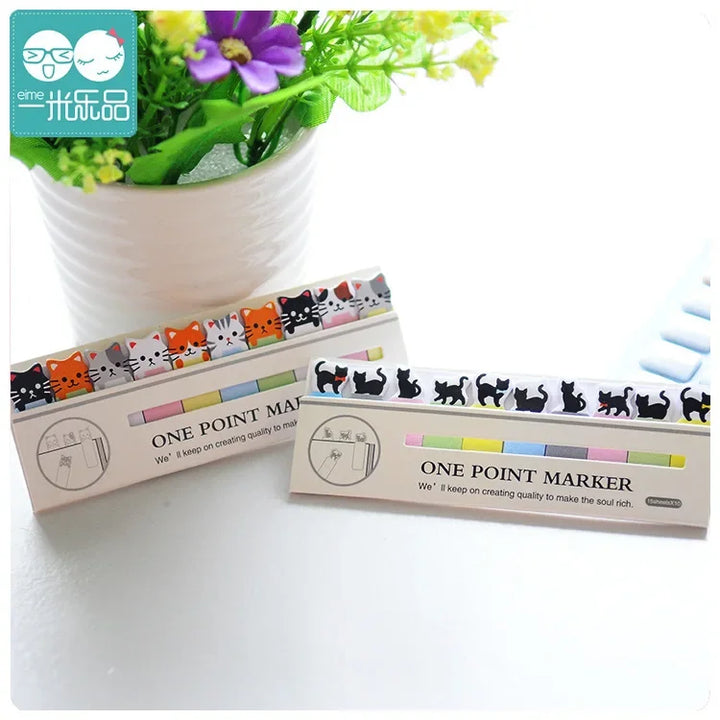 Cartoon Animal Mini Sticky Notes Set