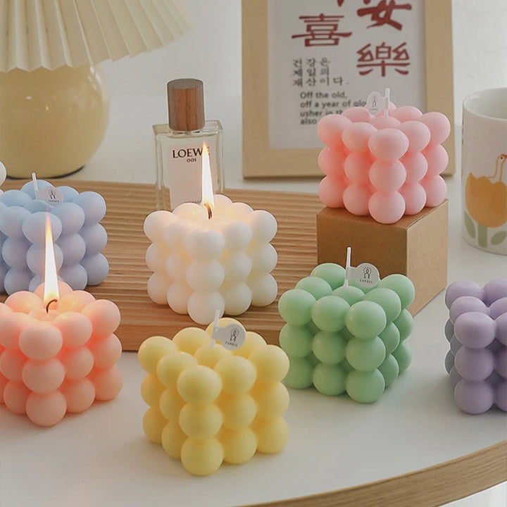 Bubble Cube Aromatherapy Candle