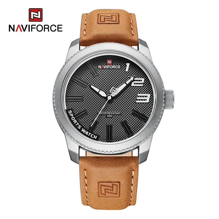 Original NAVIFORCE Watch For Men 2022 New Quartz Sport Waterproof Clock Fashion Luxury High Quality Male Leather Wrist watch