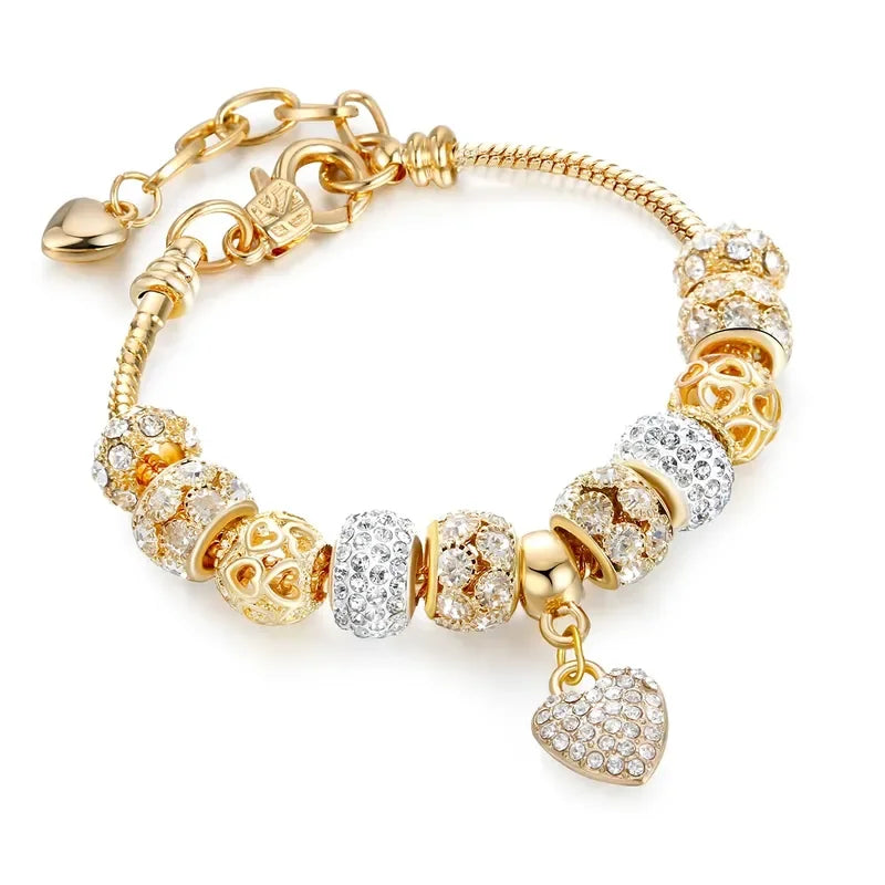 Women's Beaded Love Bracelet – Fashion Jewelry Accessory