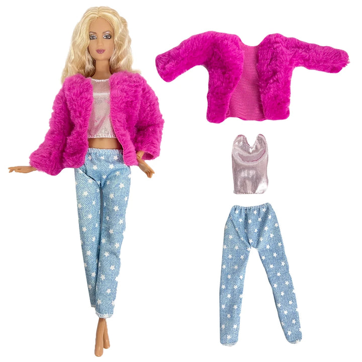 Fashion Skirt Set for 1/6 Doll – Casual Dollhouse Outfit