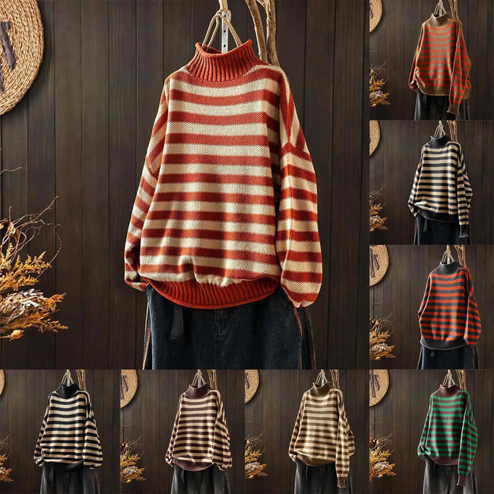 Retro Striped Sweater