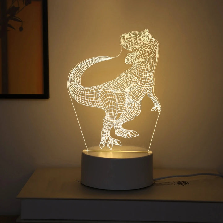 Dinosaur Night Light – USB Decorative Lamp