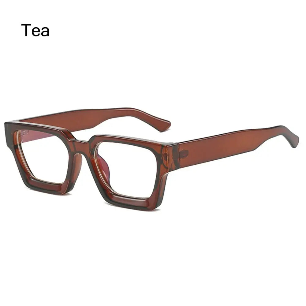 Big Square Anti Blue Light Glasses Women's Glasses New Trend Computer Goggles Glasses Transparent Optical Spectacle Eyeglasses