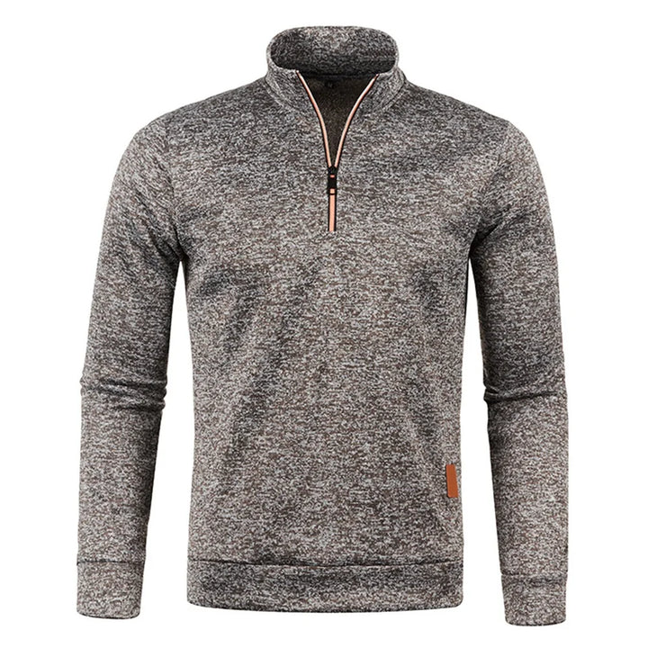 Men Pullover Men's Thicker Sweatshirts Half Zipper Pullover for Male Hoody Man Sweatshir Autumn Solid Color Turtleneck Sweaters