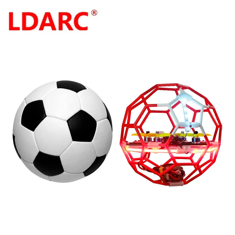 LDARC Flyball 230 Soccer Drone Fly ball RTF  with 2.4G 8Ch Radio Transmitter AC900RX F4 FC  4S Flying Quadcopter air footbal Toy