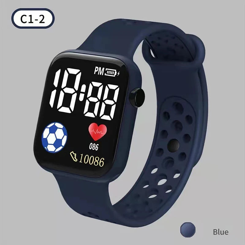 LED Digital Watch – Kids' Waterproof Sports Watch