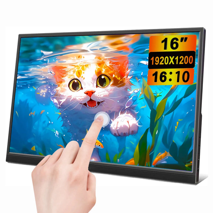 Touchscreen Portable Monitor – HD LED Display