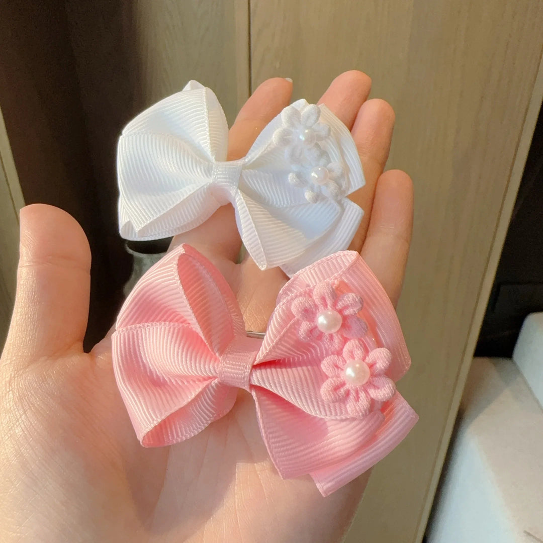 Baby Hair Bows – Ribbon Bowknot Clips