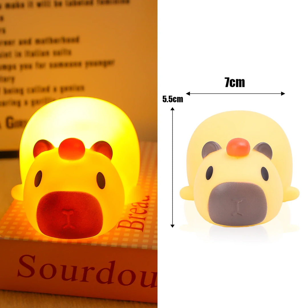 Capybara Night Light – Fun Animal Lamp for Kids