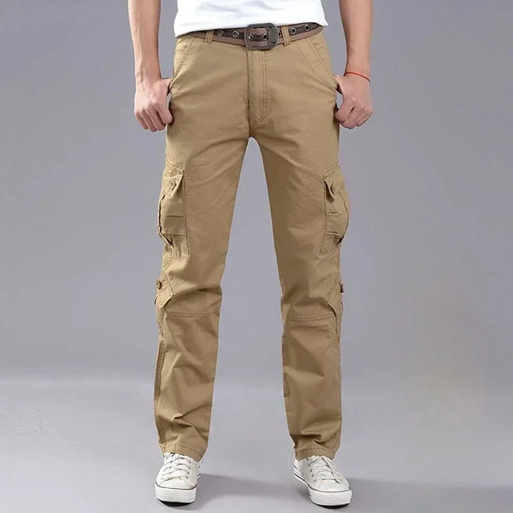 Male Trousers Straight Casual Men's Cargo Pants Stacked Loose Korean Style New In Regular Fit Luxury Oversize Fashion Y2k