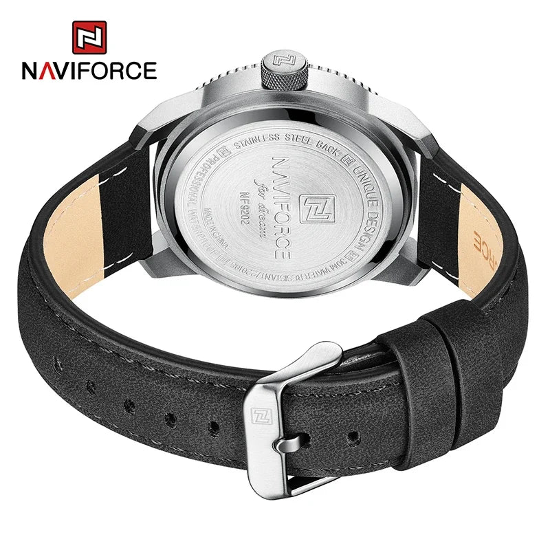 Original NAVIFORCE Watch For Men 2022 New Quartz Sport Waterproof Clock Fashion Luxury High Quality Male Leather Wrist watch