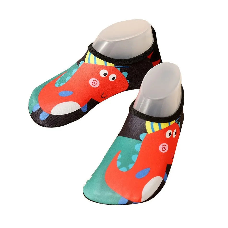 Children Beach Shoes Baby Soft Floor Indoor Slipper Snorkeling Swim Socks Boys And Girls Anti-Slip Home Barefoot Kids Slippers