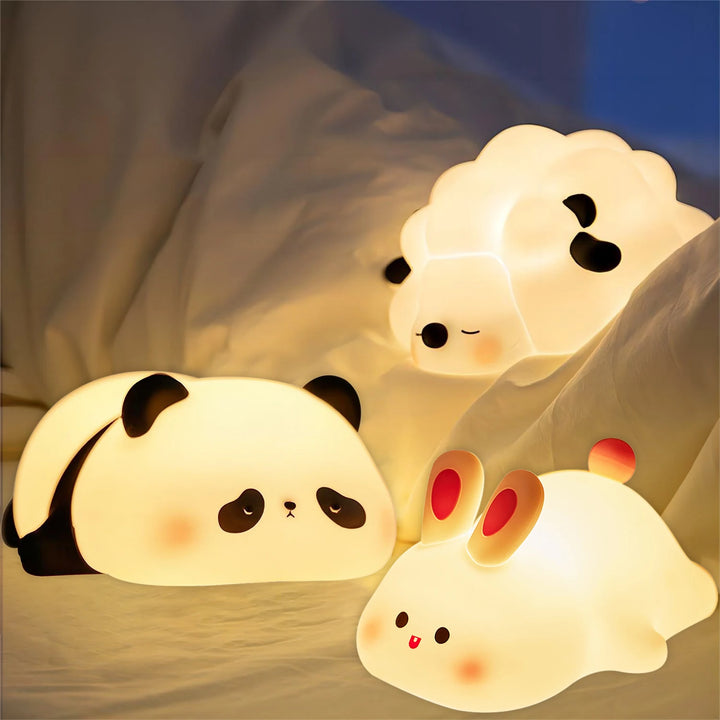 Cute Silicone Animal Night Light