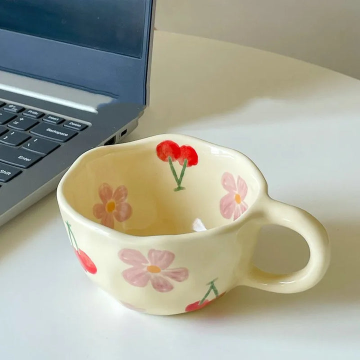 Korean Style Irregular Ceramic Mug