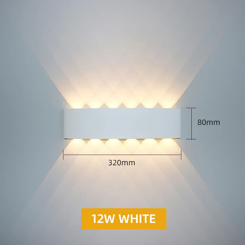 Aluminum LED Wall Lamp – Waterproof Outdoor Light