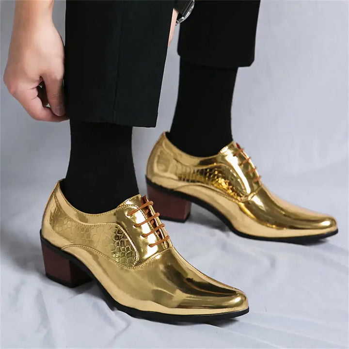 Snakeskin Large Dimensions Dress Shoes For Elegant Men Teenage Sneakers Formal Mens Shoes Sport Style Foreign Fashion-man