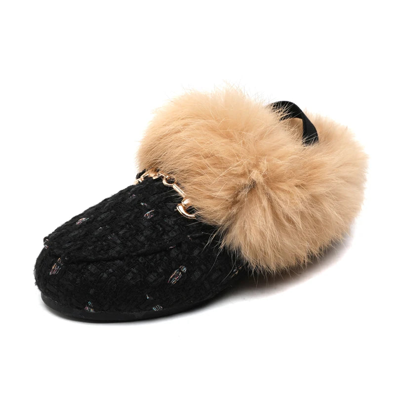 AS Kids Shoes – Fur Slides for Children