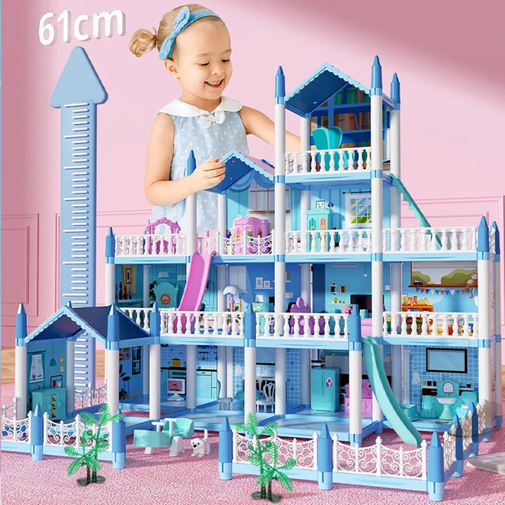 3D DIY Princess Castle Toy