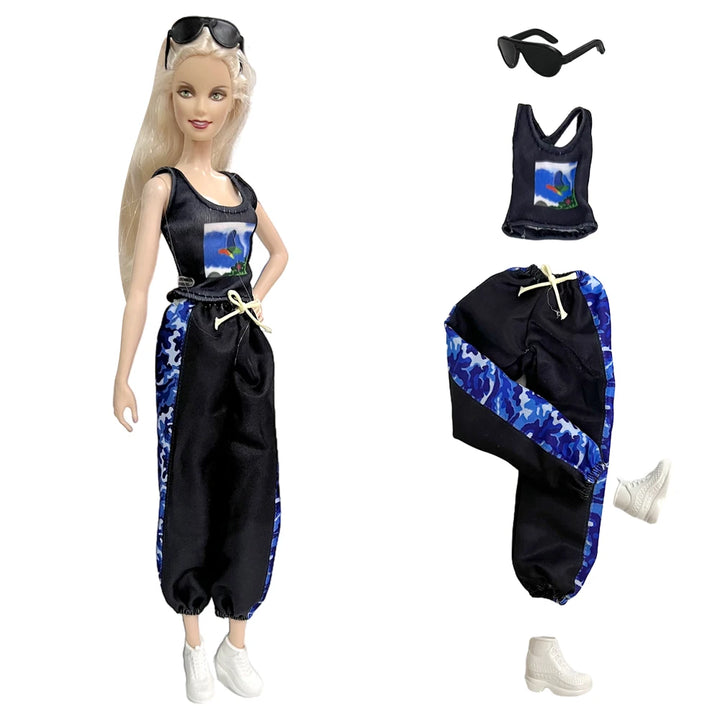 Fashion Skirt Set for 1/6 Doll – Casual Dollhouse Outfit