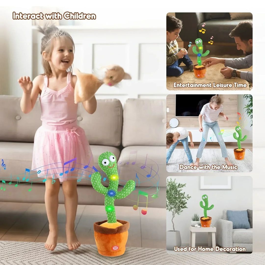 Dancing Talking Cactus Toy – Interactive Plush Gift