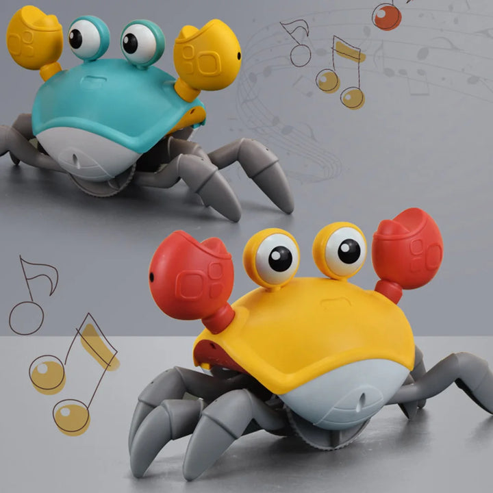 Crawling Crab Baby Toy – Interactive Obstacle-Avoiding Fun