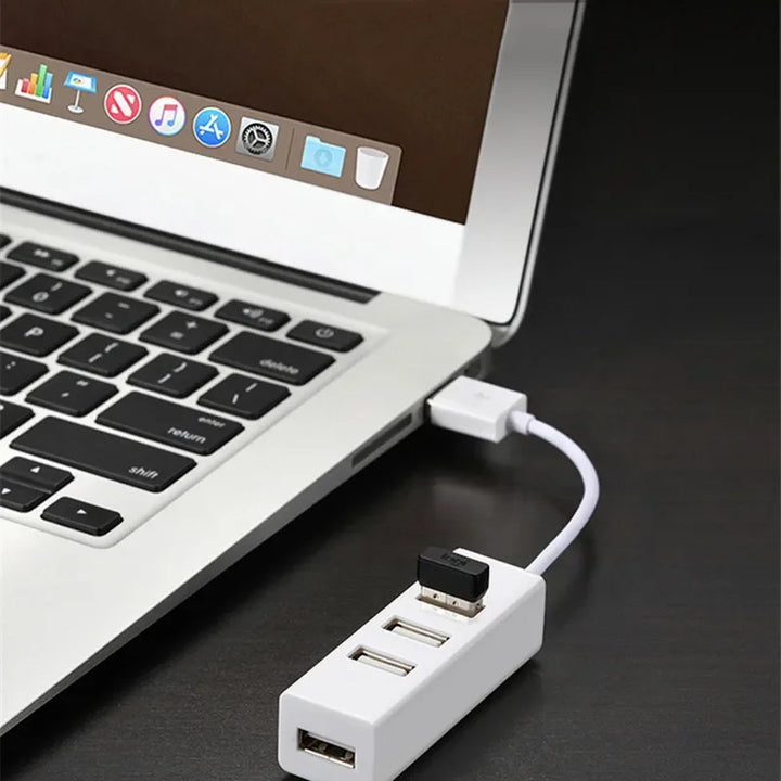 Hub USB 2.0 Multi Expander Hub USB Splitter Power Adapter High Speed 4 Port In One for PC Computer Accessories