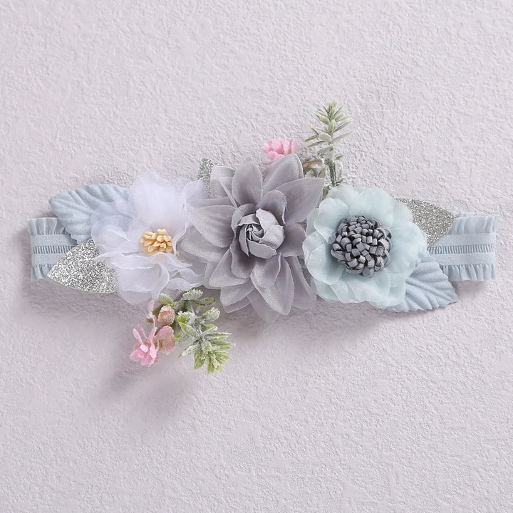 Baby Girl Headband – Elastic Floral Headwear