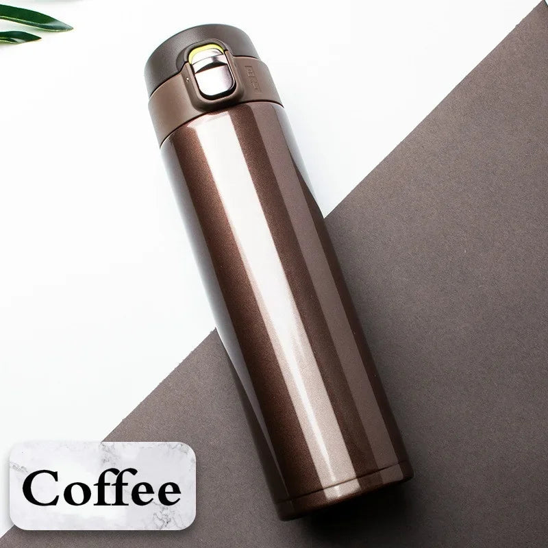 Bouncing Cover Thermos – Stainless Steel