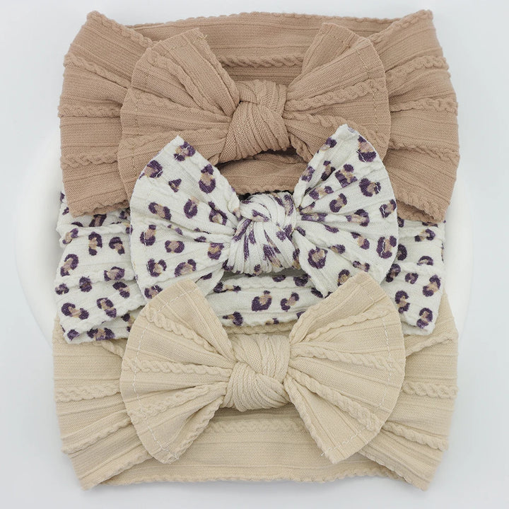 Baby Girl Headbands Set – Elastic Bows